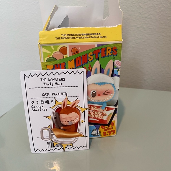 POP Mart Labubu Wacky Mart Sardines Figure - Picture 1 of 1